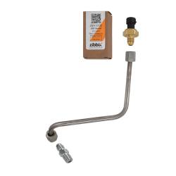 Zibbix - Zibbix 6.0L EBP Exhaust Back Pressure Sensor / Tube For 05.5-10 Ford Powerstroke Diesel