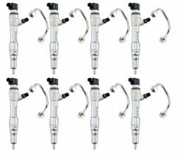 Alliant Power - Set Of 8 Re-Manufactured Fuel Injectors Nozzle Piezo 08-10 Ford 6.4L Powerstroke Diesel - Alliant