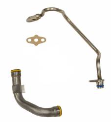 Norcal Diesel Performance Parts - 6.0L Ford Powerstroke Updated Turbocharger Oil Feed And Drain Line