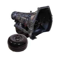BD Diesel - BD Ford E4OD Transmission & Converter Package - 1995-1997 4wd c/w Auxiliary Filter Kit