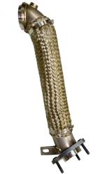 PPE Diesel - 3 Inch 304 Stainless Steel Down Pipe LML 15-16 3 Stud PPE Diesel