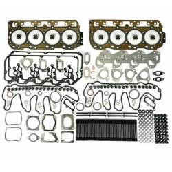TrackTech Fasteners - TrackTech Complete Top-End Cylinder Head Gasket / Studs Service Kit for 2011-2016 LML Duramax