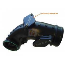 Fleece Performance - Resonator Delete Plate Duramax LML 6061 Aluminum Fleece Performance
