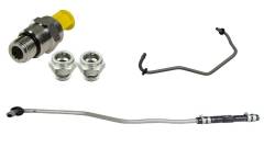 Ford - Turbocharger Coolant / Oil Jiffy Fitting Kit with Lines for 11-14 Ford Powerstroke Diesel 6.7L