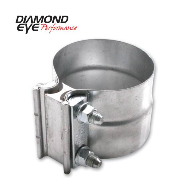 Diamond Eye Performance - Diamond Eye Performance PERFORMANCE DIESEL EXHAUST PART-2in. ALUMINIZED TORCA LAP-JOINT CLAMP L20AA