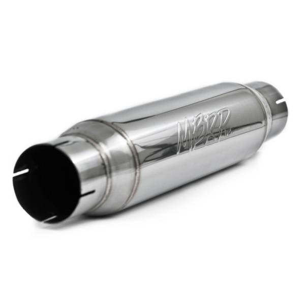 MBRP Exhaust - MBRP Exhaust Resonator, 3" inlet/outlet,16" body, 20" overall, T304 R1013
