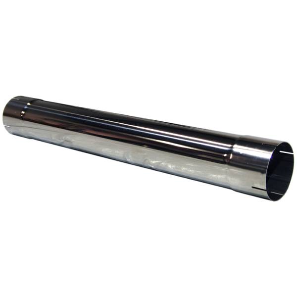 MBRP Exhaust - MBRP Exhaust Muffler Delete Pipe  4" Inlet /Outlet  30" Overall, T304 MDS30
