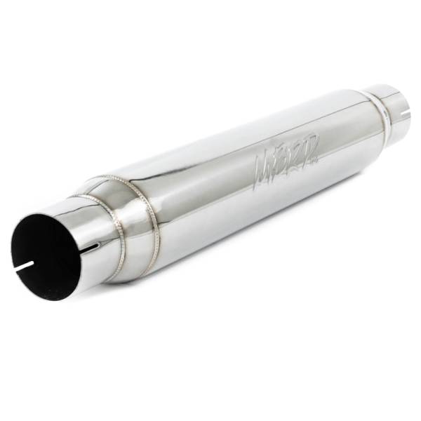 MBRP Exhaust - MBRP Exhaust Resonator, 3" inlet/outlet, 22" body, 26" overall, T304 R1017