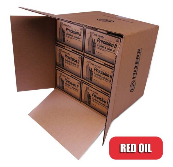 S&B Filters - S&B Filters Cleaning/Oiling Kit (6 Pack) Red Oil 88-0013