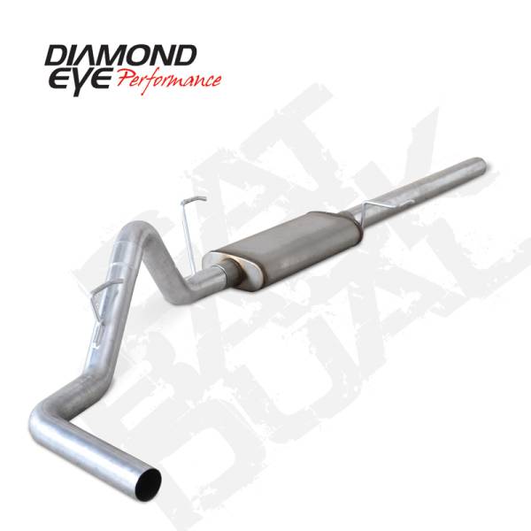 Diamond Eye Performance - Diamond Eye Performance 2004-2008 FORD 150 5.4L 3" ALUMINIZED CAT BACK SINGLE K3320A