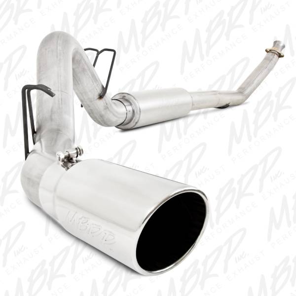 MBRP Exhaust - MBRP Exhaust 4" Turbo Back, Single Side (94-97 Hanger HG6100 req.), AL