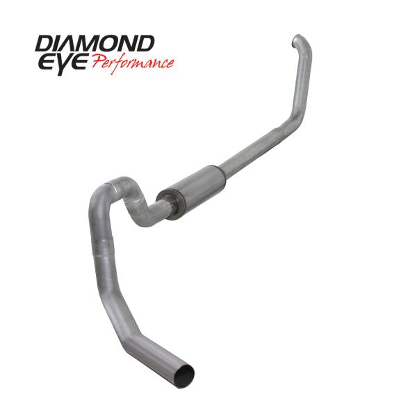 Diamond Eye Performance - Diamond Eye 4" Turbo Back Exhaust for 1999.5-2003.5 Ford F550 with 7.3L Powerstroke - K4330A