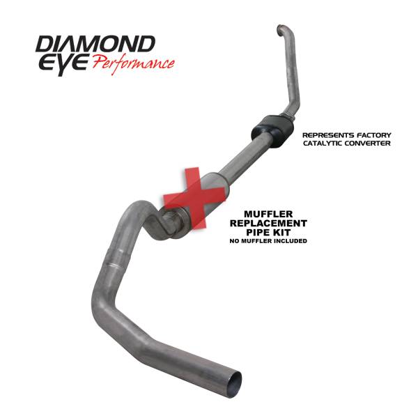 Diamond Eye Performance - Diamond Eye 1994-1997.5 FORD 7.3L Powerstroke F250/F350 4in. 409 SS
