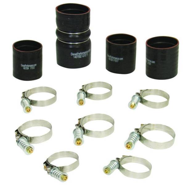 BD Diesel - BD Diesel Intercooler Hose & Clamp Kit - 2008-2010 Ford 6.4L Powerstroke 1047037