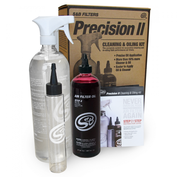 S&B Filters - S&B Filters Precision II: Cleaning & Oil Kit (Red Oil) 88-0008