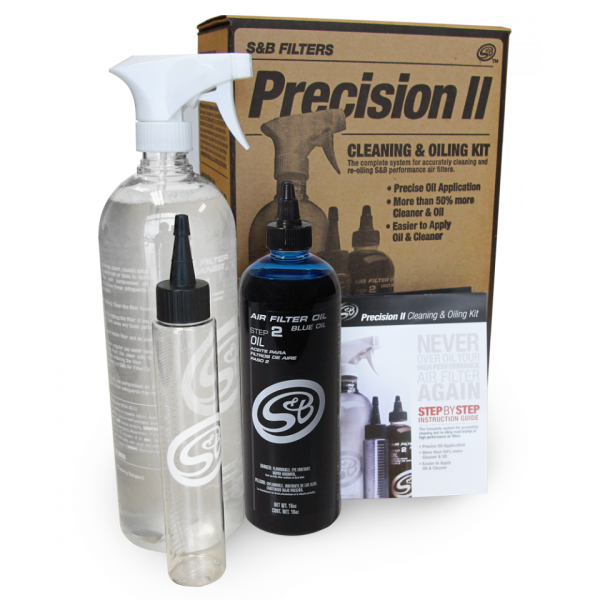 S&B Filters - S&B Filters Precision II: Cleaning & Oil Kit (Blue Oil) 88-0009