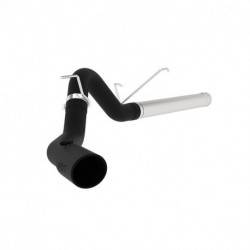 MBRP Exhaust - MBRP Exhaust 4" Filter Back, Single Side, Black Coated S6130BLK