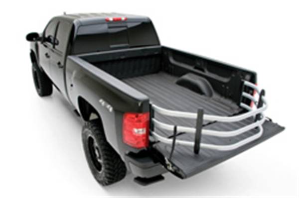 AMP Research - AMP BEDXTENDER HD SPORT - 1988-2007 GM, 1999-2018 FORD, 1994-2018 DODGE RAM, 2016-2018 NISSAN TITAN XD - SILVER