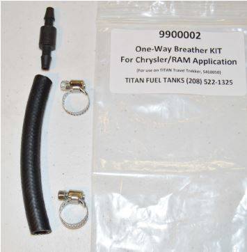 Titan Fuel Tanks - Titan Fuel Tank Ram EcoDiesel Breather KIT 2013+