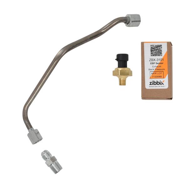 Zibbix - Zibbix 6.0L EBP Exhaust Back Pressure Sensor / Tube For 03-04 Ford Powerstroke Diesel