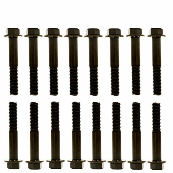 TrackTech Fasteners - 7.3 Exhaust Manifold Bolt Kit - Set Of 16 Grade 10.9 94-03 Ford 7.3L Powerstroke