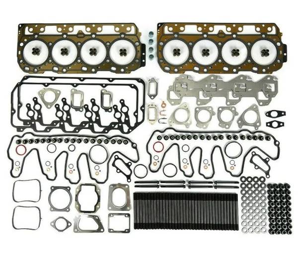 TrackTech Fasteners - TrackTech Complete Top End Cylinder Head Gasket / Studs Service Kit for 2007.5-2010 Duramax LMM
