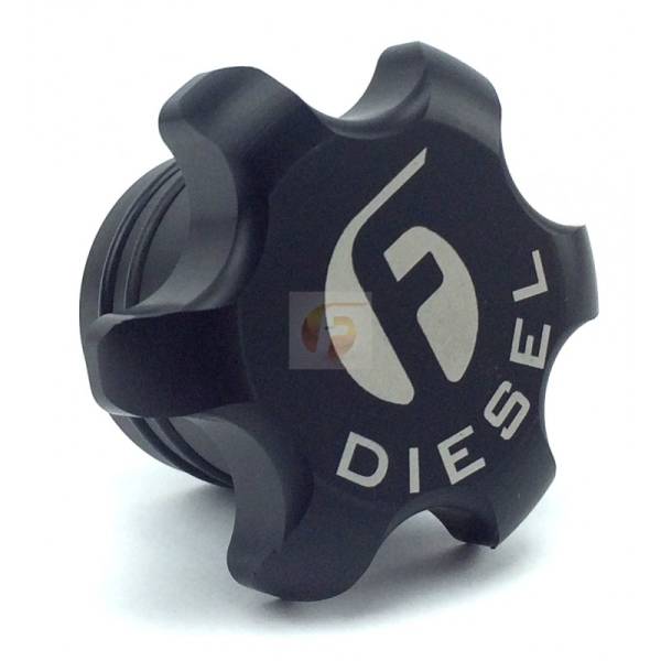 Fleece Performance - Black Anodized Billet Fuel Cap For 2013-2018 Cummins Fleece Performance