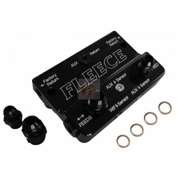Fleece Performance - 2010-2018 4th Gen Dodge/Cummins Fuel Distribution Block Fleece Performance
