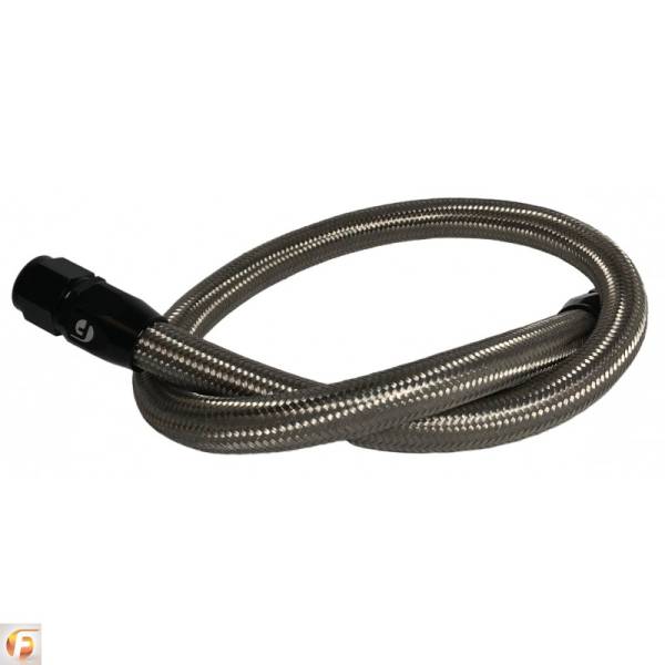 Fleece Performance - 34.5 Inch Common Rail/VP44 Cummins Coolant Bypass Hose Stainless Steel Braided Fleece Performance