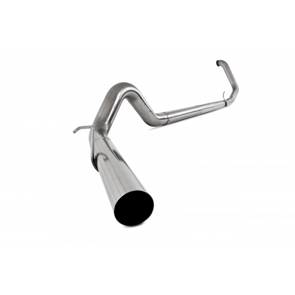 MBRP Exhaust - MBRP Exhaust 4" Turbo Back, Single, No Muffler, T409 S6200SLM
