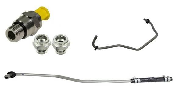 Ford - Turbocharger Coolant / Oil Jiffy Fitting Kit with Lines for 11-14 Ford Powerstroke Diesel 6.7L