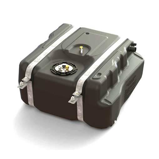 Titan Fuel Tanks - Titan 4020217 40 Gallon Ford 2017-19 Cab & Chassis Aft-Axle Auxiliary Fuel Tank