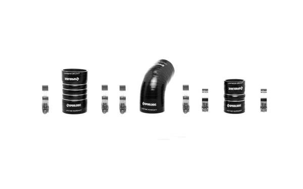 Spoologic - SPOOLOGIC 5 Ply Silicon CAC Intercooler Boot Kit 2006-2010 6.6L Duramax LBZ LMM
