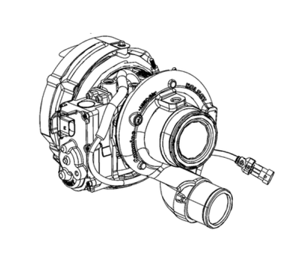 Mopar - Dodge Ram OEM Cummins / Mopar Turbocharger Assy for 19-20 6.7L NO CORE