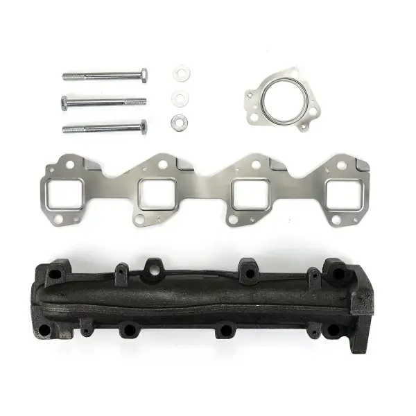 Spoologic - SPOOLOGIC Driver Side Exhaust Manifold Upgrade NO PINCH For 2001-2015 GMC Chevrolet Duramax