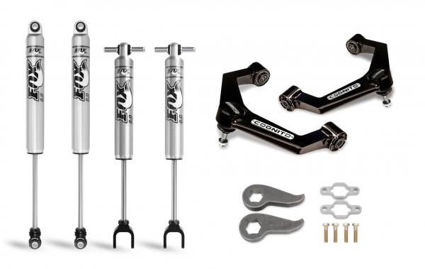 Cognito Motorsports - Cognito 3-Inch Performance Leveling Kit with Fox PS 2.0 IFP Shocks for 11-19  Silverado/Sierra 2500/3500 2WD/4WD