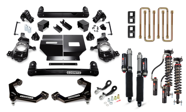 Cognito Motorsports - Cognito 4-Inch Elite Lift Kit with Elka 2.5 reservoir shocks for 20-22 Silverado/Sierra 2500/3500 2WD/4WD