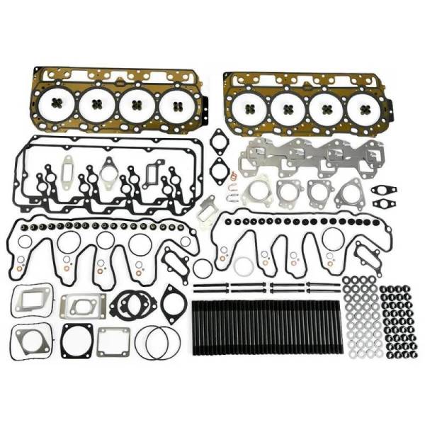 TrackTech Fasteners - TrackTech Complete Top End Cylinder Head Gasket / Studs Service Kit for 2004.5-2007 LLY LBZ Duramax