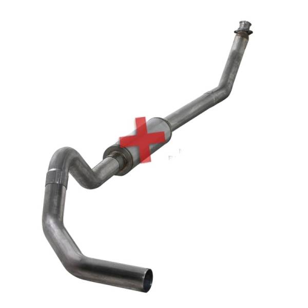Diamond Eye Performance - Diamond Eye Performance 1994-2002 DODGE 5.9L CUMMINS 2500/3500 (ALL CAB AND BED LENGTHS)-4in. 409 STAINL K4212S-RP