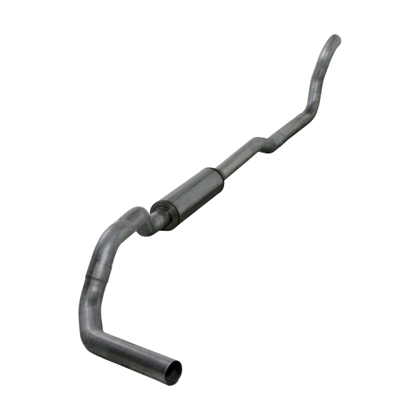 Diamond Eye Performance - Turbo Back Exhaust 89-93 Dodge RAM 2500/3500 5.9L Cummins 2X4 4 Inch Stainless Turbo Back Single Hx40 DPF Diamond Eye