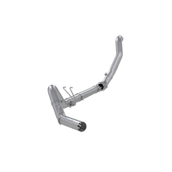 MBRP Exhaust - 08-10 Ford F-250/ F-350/ F-450, 6.4L, Armor Lite 4-Inch Filter Back Single Side Exit with Downpipe MBRP