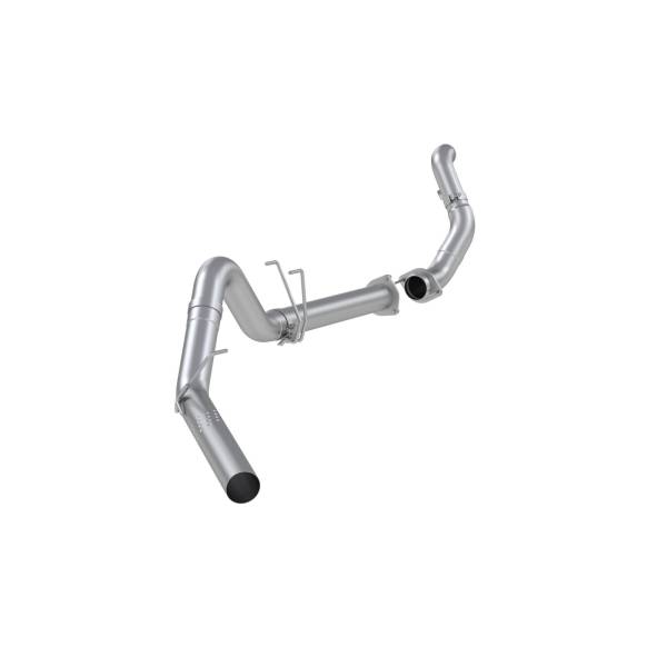 MBRP Exhaust - 11-14 Ford F-250/ F-350/ F-450, 6.4L, CC/SC, Armor Lite 4-Inch Filter Back Single Side Exit with Downpipe MBRP