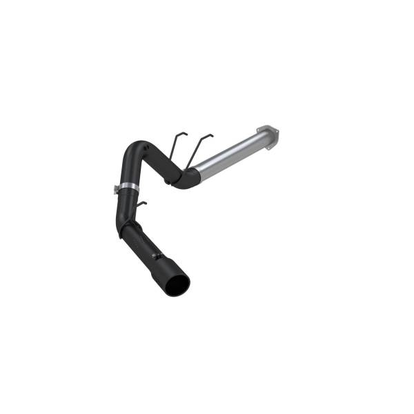 MBRP Exhaust - 4 Inch Filter Back Single Exhaust Pipe Black Coated For 17-Up Ford F-250/350/450 6.7L MBRP