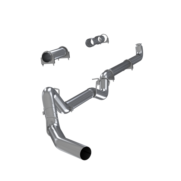 MBRP Exhaust - 4 Inch Single Side Aluminized Steel No Muffler For 01-07 Silverado/Sierra 2500/3500 Duramax Classic Extended/Crew Cab MBRP