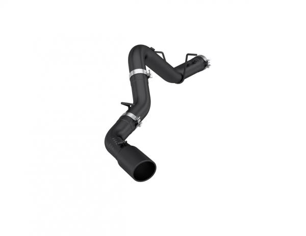 MBRP Exhaust - 20-Up Silverado/Sierra 2500/3500 Armor BLK Black Coated Aluminized Steel 4 Inch Filter Back Single Side Exit Exhaust System MBRP