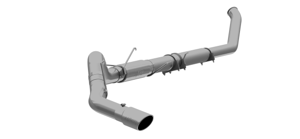 MBRP Exhaust - 5 Inch Turbo Back Single Side Exit Aluminized Steel For 03-04 Dodge Ram 2500/3500 Cummins MBRP