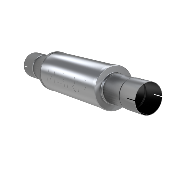 MBRP Exhaust - Muffler 4 Inlet /Outlet 24 Inch Body 30 Inch Overall Aluminized Steel MBRP