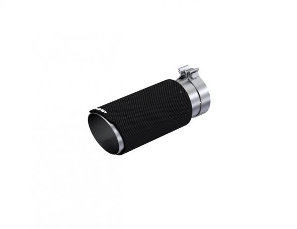 MBRP Exhaust - Universal Carbon Fiber Tip, 4-Inch ID 5-Inch OD Angle Cut Dual MBRP