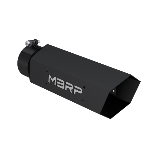 MBRP Exhaust - Universal 5 Inch Hexagon Shaped W/Back Plate Exhaust Tip MBRP
