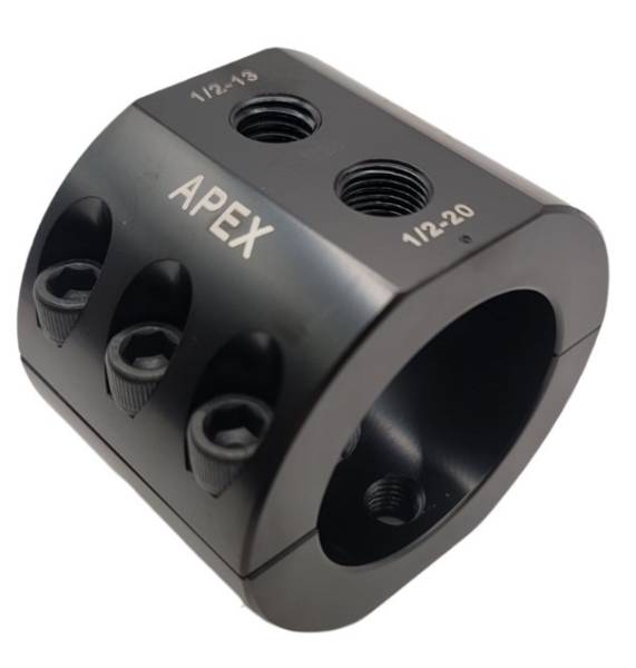 Apex Chassis - Stabilizer Clamp, 2 Inch ID, Black, Universal - Includes hardware for Fox ATS, Standard, Falcon Apex Chassis